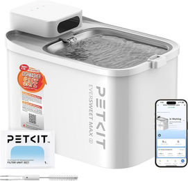 PETKIT Eversweet Max 2 Trinkbrunnen aus Edelstahl mit 3L Fassungsvermögen in Weiß – Bild 1 von 1