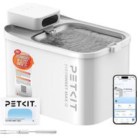Produktbild von PETKIT Eversweet Max 2 Trinkbrunnen aus Edelstahl mit 3L Fassungsvermögen in Weiß