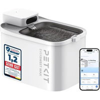 Produktbild von PetKit Eversweet Max Kabelloser Trinkbrunnen für Katzen mit WiFi und USB-Anschluss in Weiß