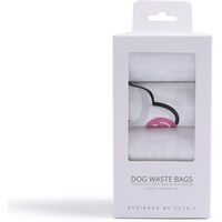 Produktbild von Petkit Hundebeutelspender-Set Weiß mit 8 Rollen Hundekotbeutel (120 Stück)