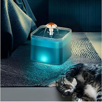 Produktbild von PetKit Katzen Trinkbrunnen mit Vierfach-Filtersystem und LED-Anzeige Türkis 2 l - 2 l