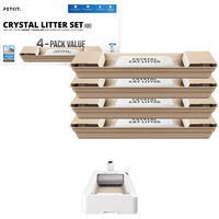 Produktbild von PetKit Silikatstreu unparfümiert für PUROBOT CRYSTAL DUO 4 Beutel