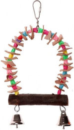 Petlala Butterfly Schaukel aus Holz für Papageien bunt – Bild 1 von 2