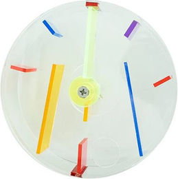 Produktbild von Petlala Intelligenzspielzeug Futterrad für Papageien aus Kunststoff in Bunt