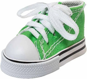 Petlala Papagei Sneaker aus Stoff in Grün – Bild 1 von 2