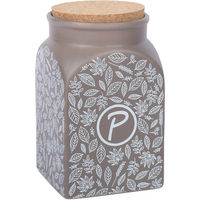 Produktbild von Petlando Futter- und Snackdose Leaf taupe 1,35 l
