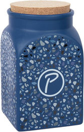 Produktbild von Petlando Futter- und Snackdose Terrazzo Blau 1,35 l