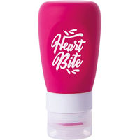Produktbild von Petlando Futtertube aus Kunststoff mit Klappverschluss pink