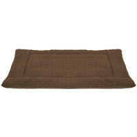 Produktbild von Petlando Hundedecke Daisy aus Plüsch braun Größe S 60x45cm