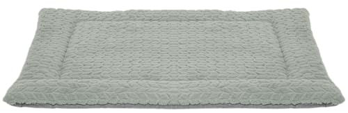 Produktbild von Petlando Hundekissen Daisy Hundedecke aus Plüsch Grau Größe M 75x55x4 cm