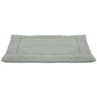 Produktbild von Petlando Hundekissen Daisy Hundedecke aus Plüsch Grau Größe M 75x55x4 cm