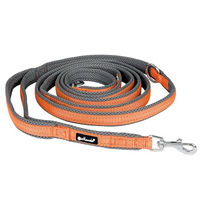 Produktbild von Petlando Hundeleine Outdoor reflektierend aus Nylon in Orange Größe S 300 x 1,5cm