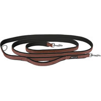 Produktbild von Petlando Hundeleine Outdoor Reflektierend mit Sicherheitsgriff aus Nylon in Braun Größe L 300 x 3 cm