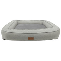 Produktbild von Petlando Lima Ortho Stone Orthopädisches Hundebett Grau L 100 x 70 x 17 cm