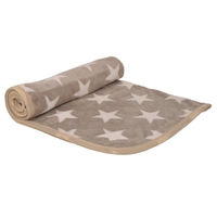 Produktbild von Petlando Stars Hundebett aus Plüsch in Beige mit OEKO-TEX Standard