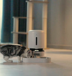 Petlibro Automatische Futterstation mit WIFI-Steuerung und Dualer Schale in Weiß – Bild 1 von 1