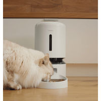 Produktbild von Petlibro Automatischer Futterautomat mit WIFI-Steuerung Weiß mit einzelner Schale