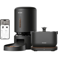 Produktbild von PETLIBRO Bundle aus App-gesteuertem Katzenbrunnen und Haustier-Kamera in Schwarz