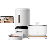 Produktbild von PETLIBRO Bundle aus App-gesteuertem Katzenbrunnen und Haustier-Kamera in Weiß