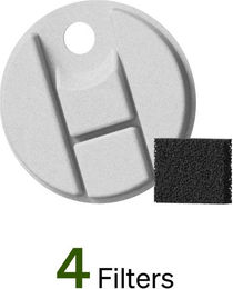 Produktbild von PETLIBRO Capsule Ersatzfilter für Trinkbrunnen 4er-Packung Weiß