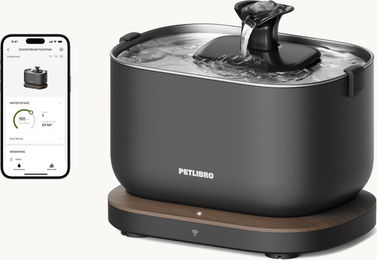 Produktbild von Petlibro Dockstream App-gesteuerter Wasserspender für Haustiere in Schwarz