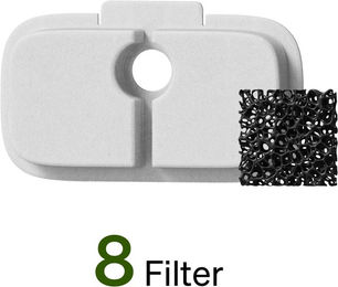 Produktbild von PETLIBRO Dockstream RFID Brunnenfilter 8er-Packung