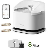 Produktbild von PETLIBRO Dockstream RFID Smart-Trinkbrunnen mit 8er-Packung Filtern in Weiß
