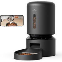 Produktbild von PETLIBRO Granary Automatischer intelligenter Haustierfutterautomat mit Kamera Schwarz mit einzelner Schale