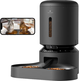 PETLIBRO Granary Automatischer intelligenter Haustierfutterautomat mit Kamera und Dualer Schale Schwarz – Bild 1 von 1