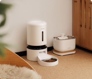 Petlibro Granary Automatischer intelligenter Haustierfutterautomat mit Kamera Weiß Duale Schale – Bild 1 von 1