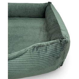 Petliving orthopädisches Hundebett Lara aus Cord in Grün XL – Bild 1 von 2