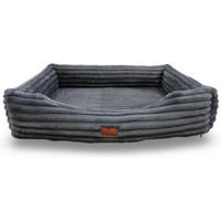 Produktbild von Petliving orthopädisches Hundebett Lilly aus Cord in Grau XXL mit Oeko-Tex Zertifizierung