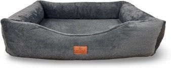 Petliving orthopädisches Hundebett Lina extra weich Grau Oeko-Tex Stoff – Bild 1 von 3