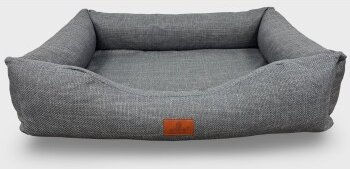 Petliving orthopädisches Hundebett Linn grau XXL mit Oeko-Tex Zertifizierung – Bild 1 von 3