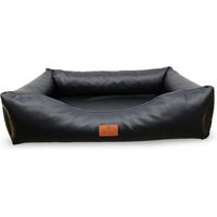 Produktbild von Petliving orthopädisches Hundebett Luke aus Kunstleder Schwarz XL mit Oeko-Tex Zertifizierung