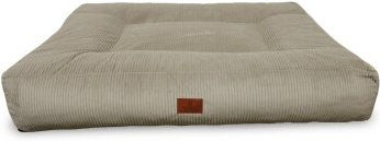 Petliving orthopädisches Hundebett Mara XXL aus Cord beige 120 x 100 cm – Bild 1 von 3