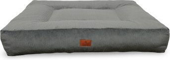 Petliving orthopädisches Hundebett Mara XXL aus Cord in Grau 120 x 100 cm – Bild 1 von 2
