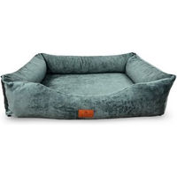 Produktbild von Petliving orthopädisches Hundebett Mina Plüsch Blau XL Oeko-Tex