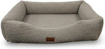 Petliving orthopädisches Hundebett Teddy kuschelweich beige XXL mit Oeko-Tex Stoff – Bild 1 von 3