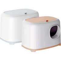 Produktbild von Petlux Clean Katzentoilette mit Deckel aus Kunststoff Größe L Beige