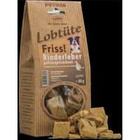 Produktbild von Petman Lobtüte FRISS! Hundeleckerli Rinderleber - 80 g