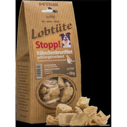 Petman Lobtüte STOPP! Belohnungssnack Hähnchenbrustfilet 50 g - 10 x 50 g – Bild 1 von 3