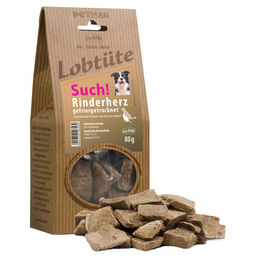 Produktbild von Petman Lobtüte SUCH! Kausnack Rinderherz Monoprotein Hypoallergen 80 g - 80 g