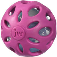 Produktbild von Petmate Crackle Ball Gummiball für Hunde mit Kunststoff-Flaschenherz Größe L - 1 Stk.