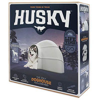 Produktbild von Petmate Husky Hundehütte für große Hunde aus recyceltem Material 85 x 84 x 66 cm