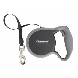 Produktbild von Petmate Walkabout 3 Tape S Rollleine aus Polyester Schwarz - 4 m