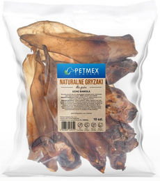 Produktbild von PETMEX Büffelohren Monoprotein Kausnack für Hunde 10 Stück