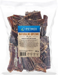 PETMEX Flache Speiseröhre vom Rind 500g Monoprotein Kauartikel für Hunde - 500 g – Bild 1 von 3