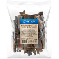 Produktbild von PETMEX Hirschhaut Kausnack für Hunde Monoprotein Hypoallergen 500g