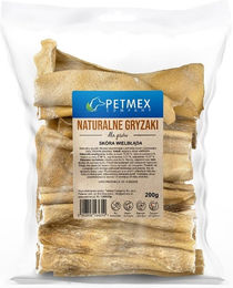 Produktbild von PETMEX Kamelhaut Kausnack für Hunde Monoprotein Hypoallergen 200g